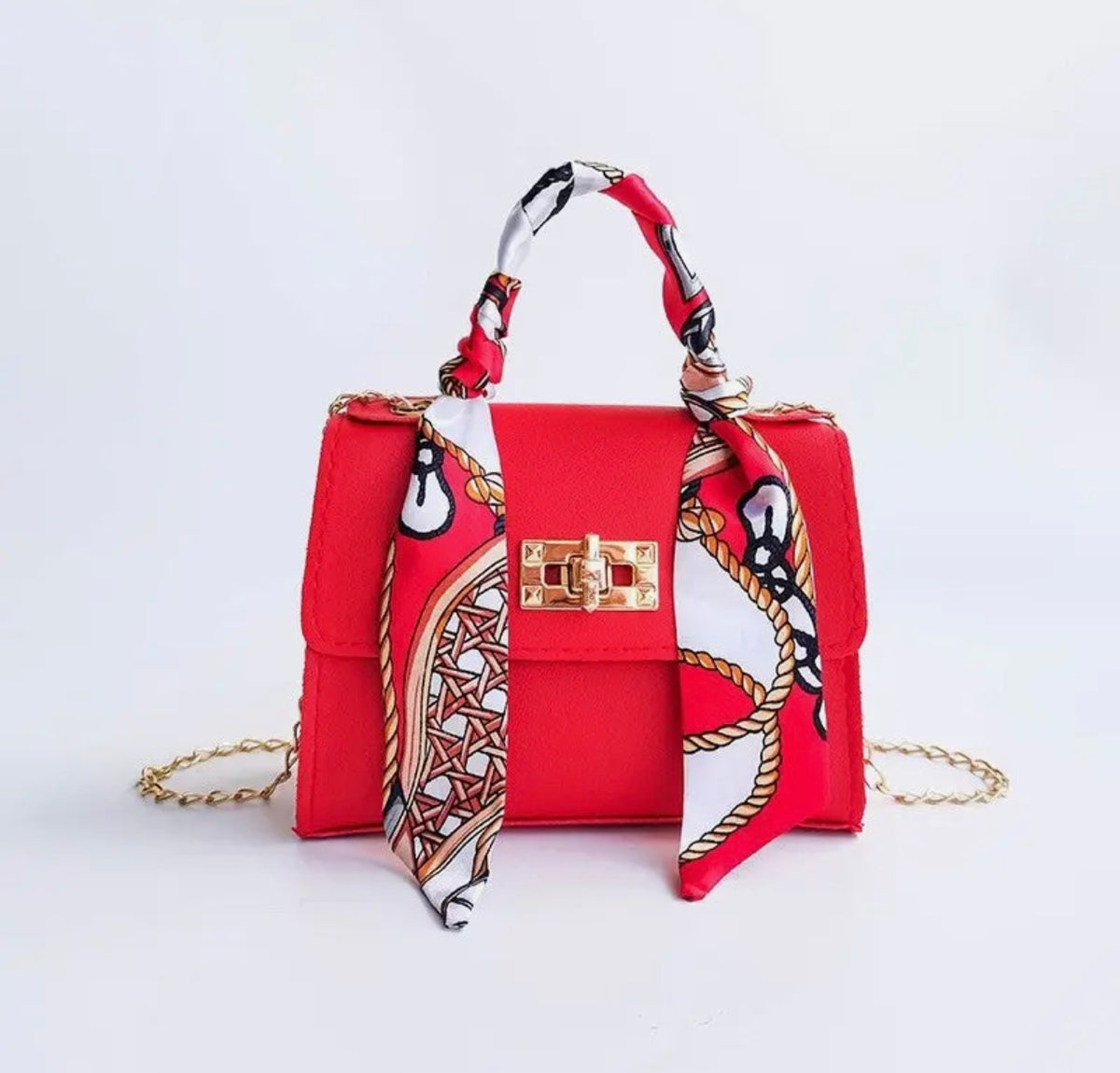 Women's Elegant Niche Fashion Silk Scarf Handbag