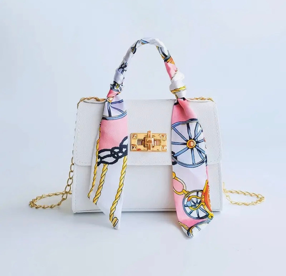 Women's Elegant Niche Fashion Silk Scarf Handbag