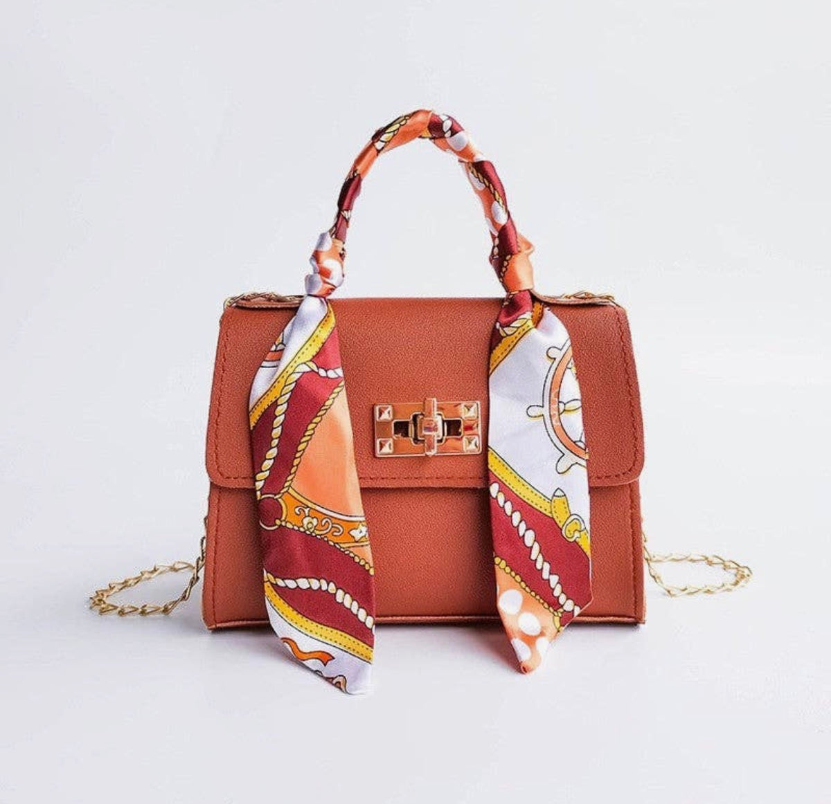 Women's Elegant Niche Fashion Silk Scarf Handbag
